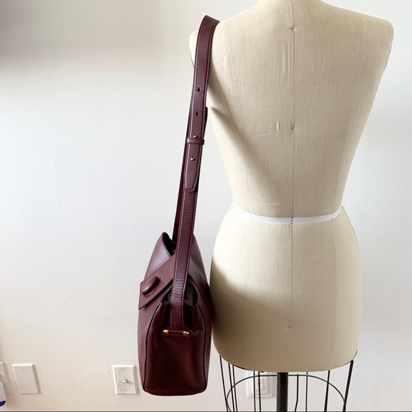 CARTIER Authentic Vintage Leather Crossbody Bag - Picture 8 of 14